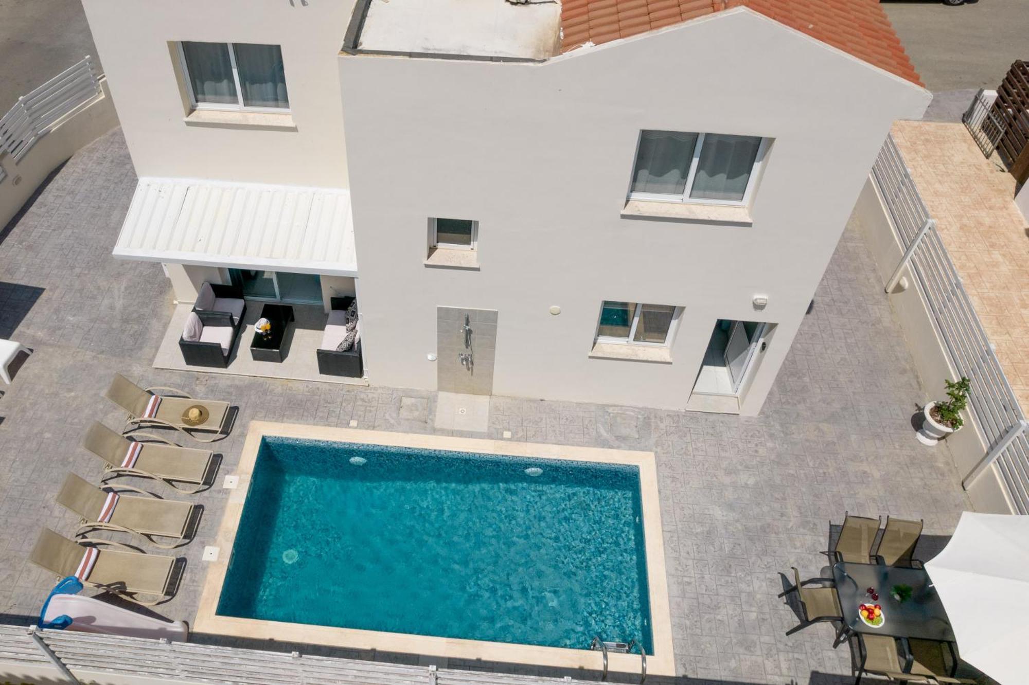 Dafni Villa Ekaterina 3 Bdrm بروتاراس المظهر الخارجي الصورة